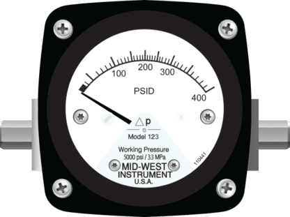 Mid-West Instrument 型號(hào)123活塞式壓力表